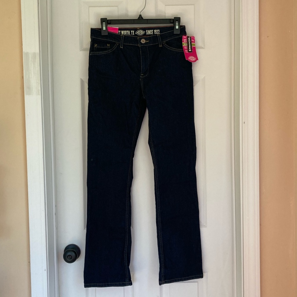 Dickies Girls’ Slim Fit Bootcut Denim Jeans